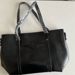 NWOT- black tote bag. Never been used